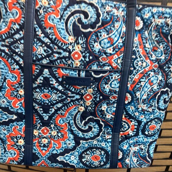 Vera Bradley‎ Blue Tote Bag - Picture 3 of 7